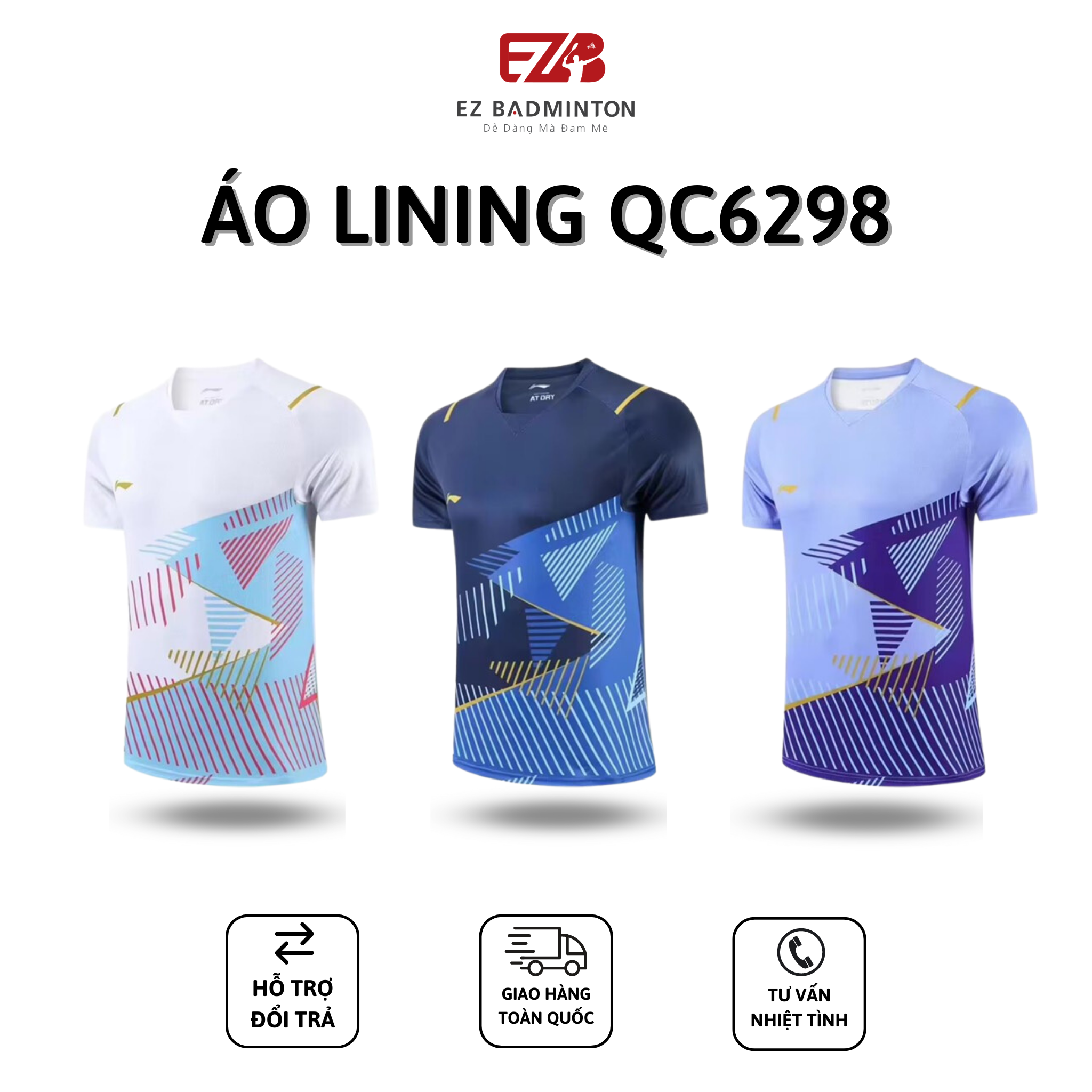 ÁO CẦU LÔNG LINING QC6298