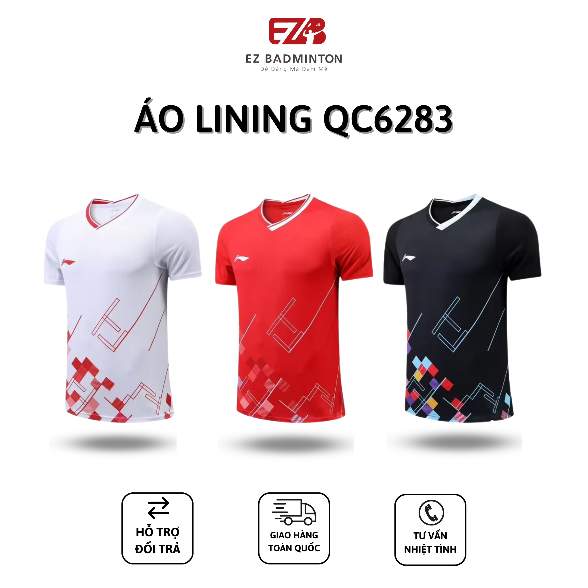 ÁO CẦU LÔNG LINING QC6283