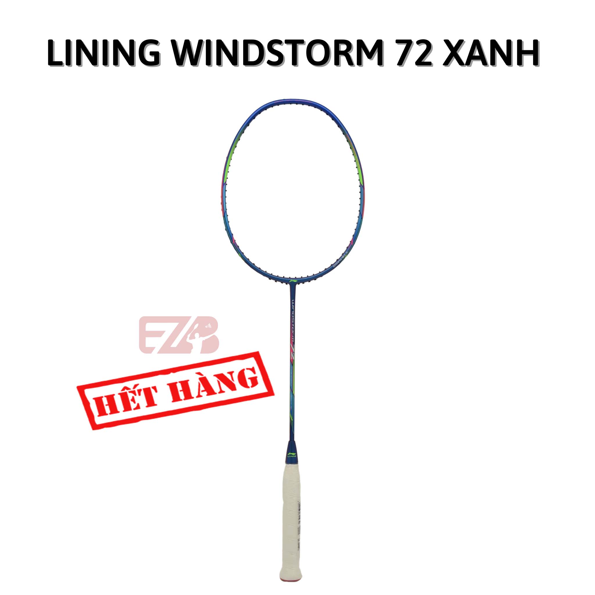 VỢT CẦU LÔNG LINING WINDSTORM 72 XANH CHÍNH HÃNG