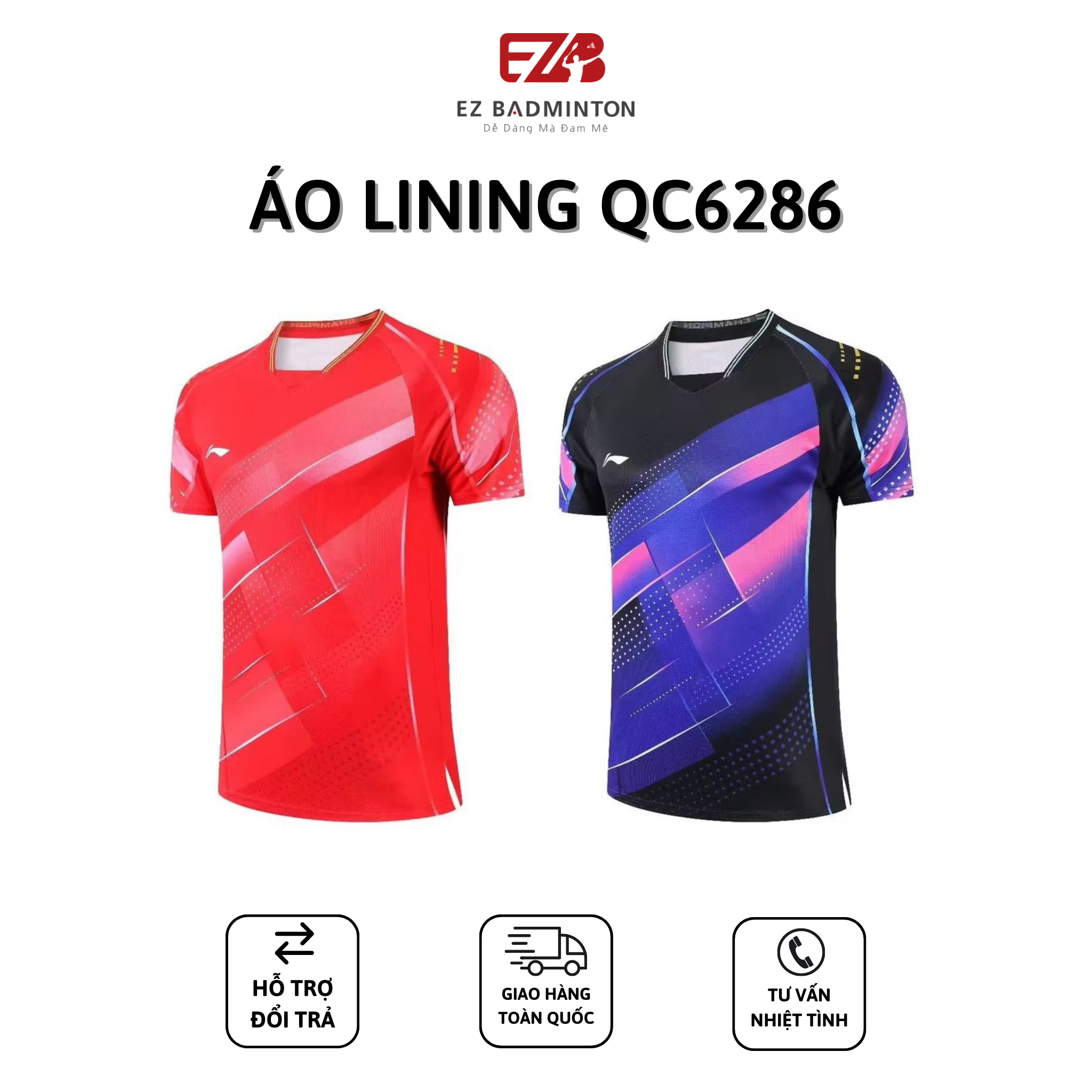 ÁO CẦU LÔNG LINING QC6286