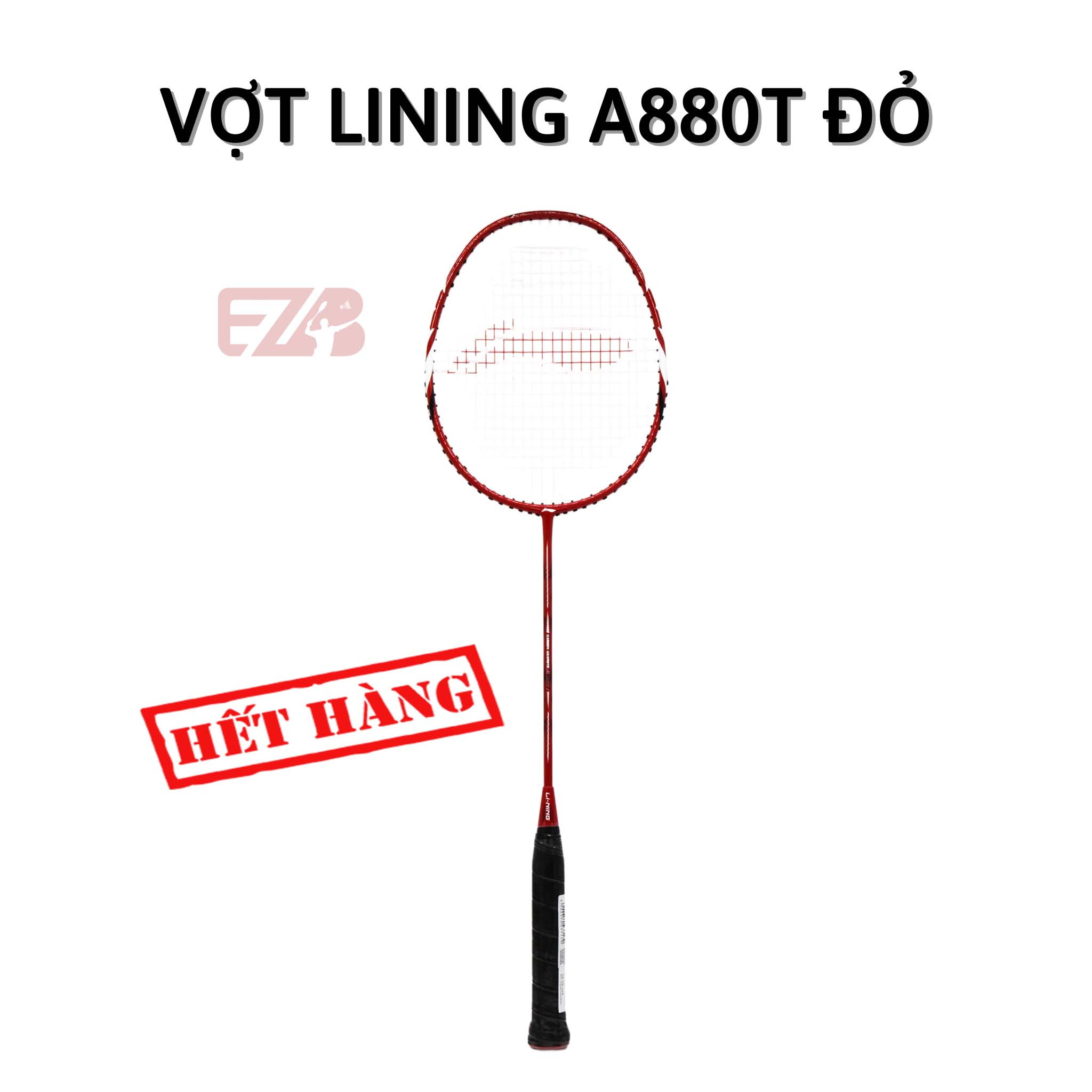 VỢT CẦU LÔNG LINING A880T ĐỎ CHÍNH HÃNG