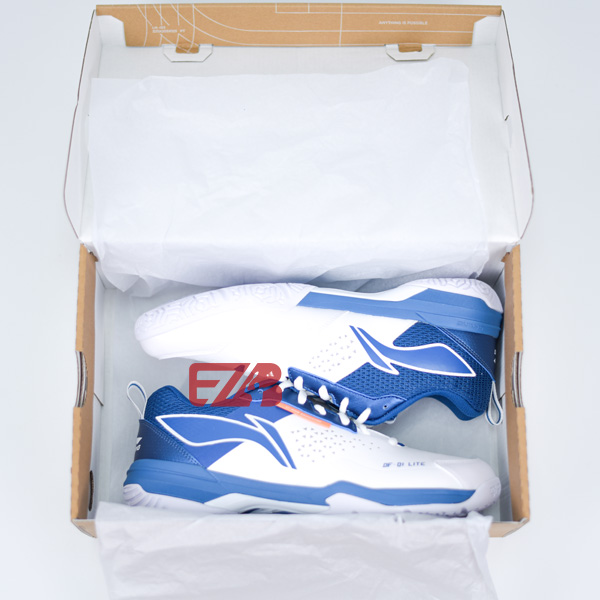 GIÀY CẦU LÔNG LI-NING AYTV023-1 TRẮNG XANH CHÍNH HÃNG