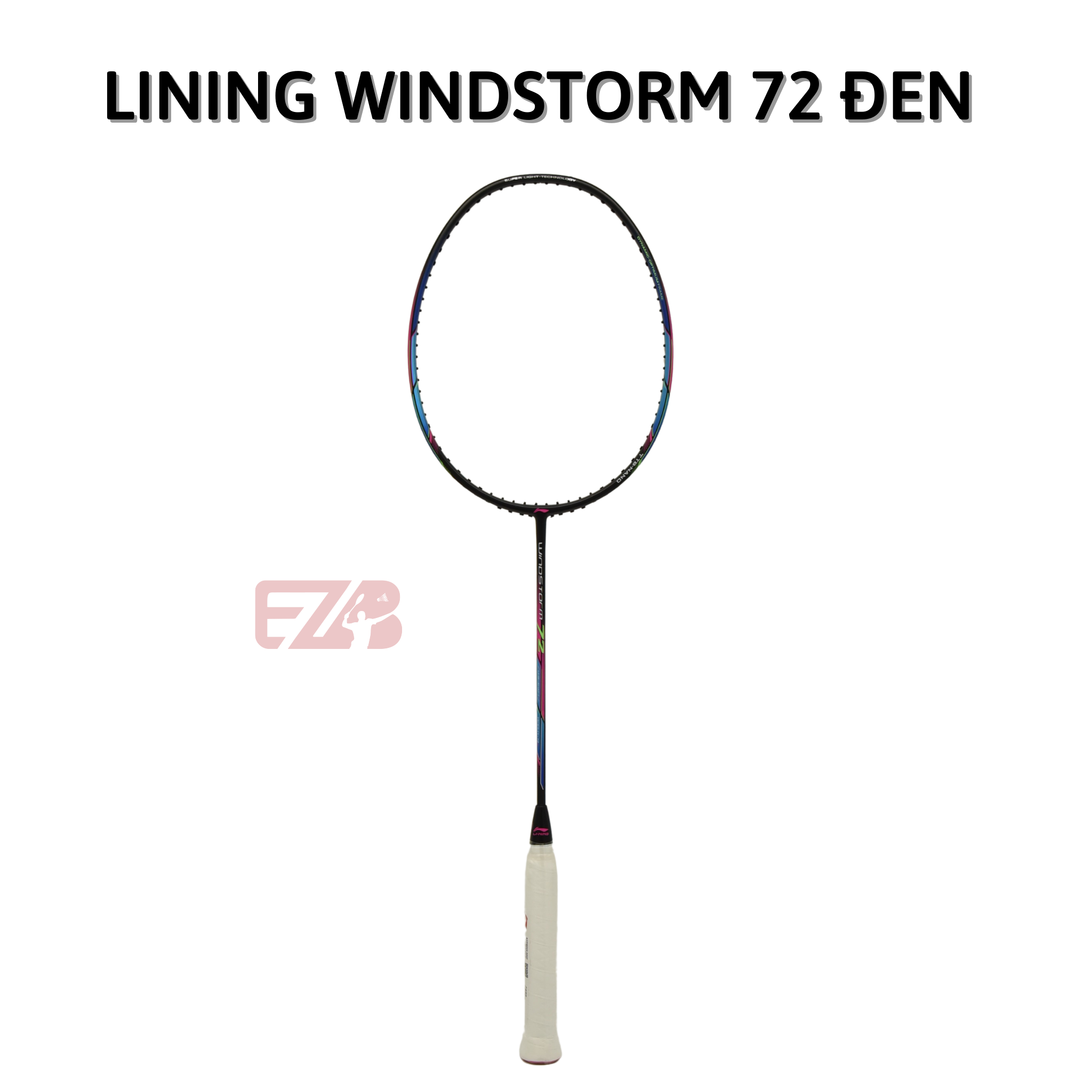 VỢT CẦU LÔNG LINING WINDSTORM 72 ĐEN CHÍNH HÃNG