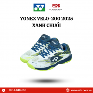 GIÀY CẦU LÔNG YONEX VELO-200 XANH CHUỐI 2025 CHÍNH HÃNG 