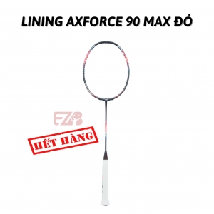 VỢT CẦU LÔNG LINING AXFORCE 90 MAX ĐỎ CHÍNH HÃNG